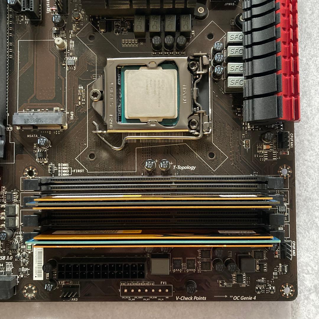 ジャンク MSI Z87-G45 GAMING i7-4770 8GB セット