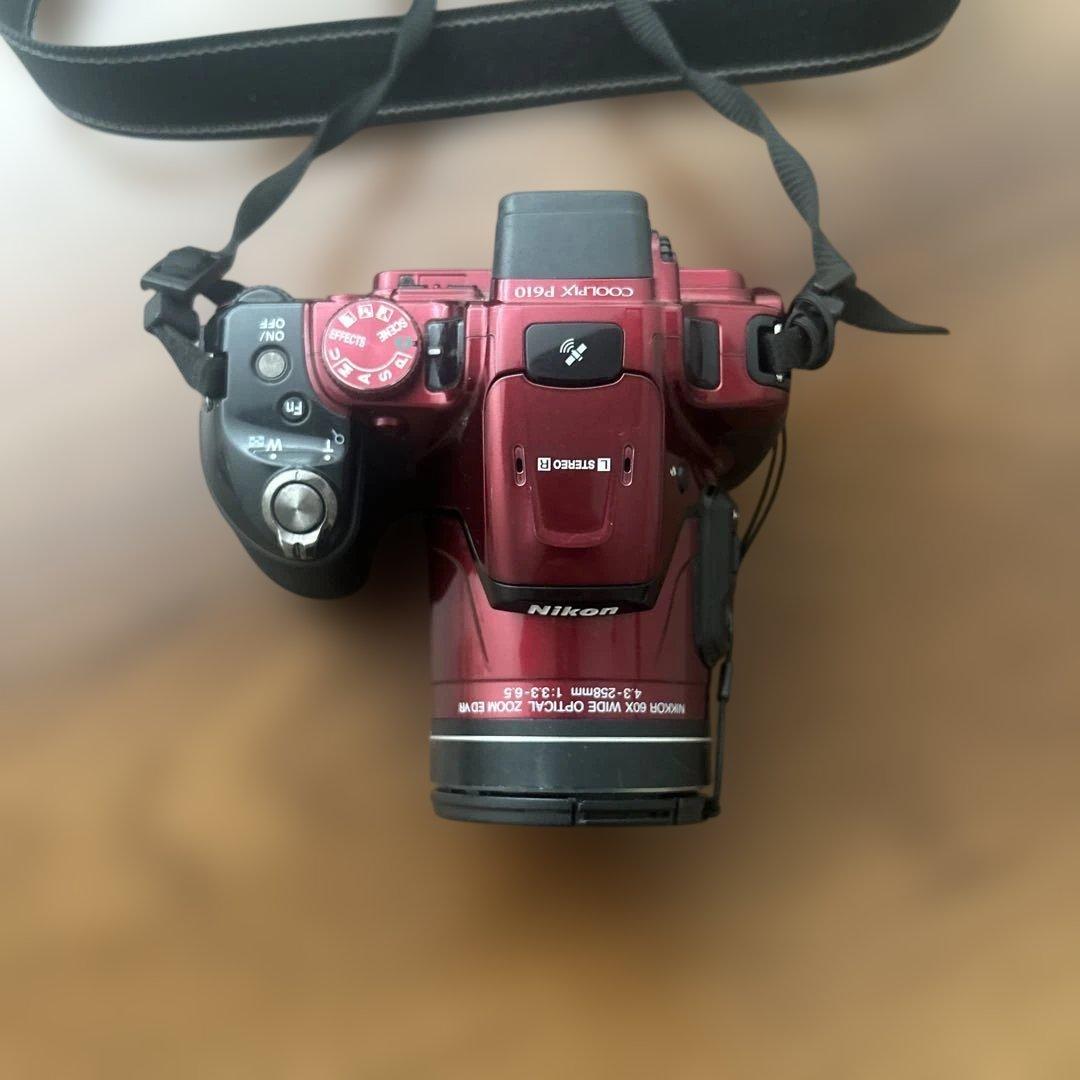 Nikon Coolpix P610 レッド 60倍光学ズーム