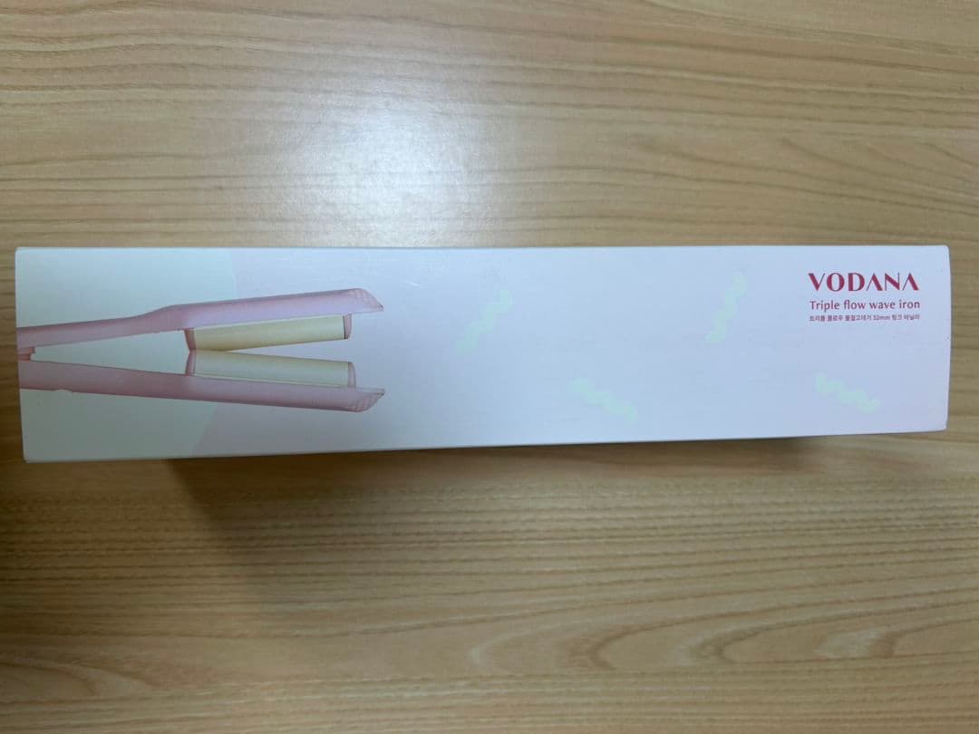 VODANA トリプルフローレウェーブアイロン ピンク　32cm