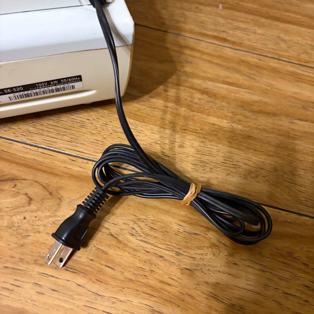 CASIO カシオ 電子レジスター SE-S20 動作確認済 鍵×2 新品ロール