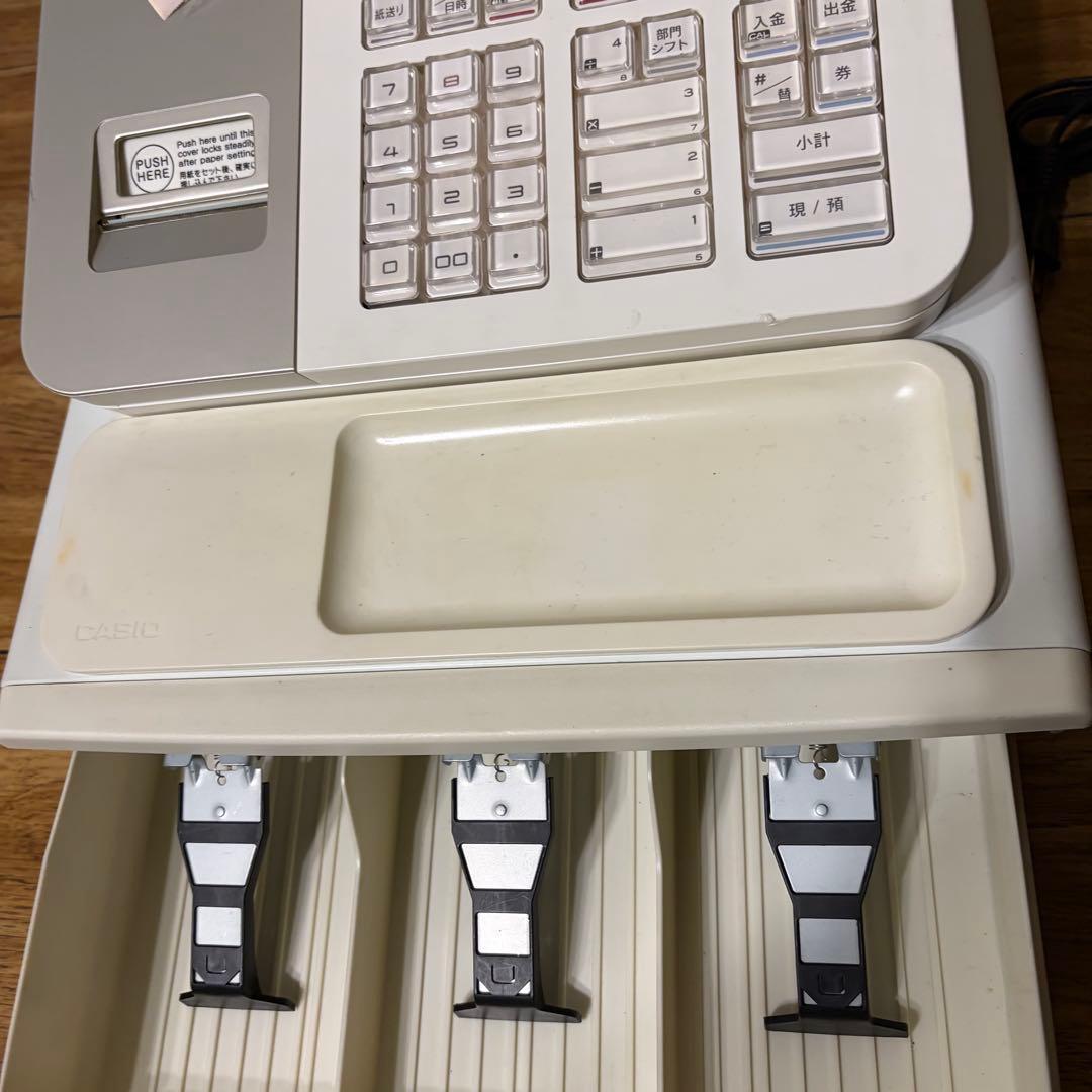 CASIO カシオ 電子レジスター SE-S20 動作確認済 鍵×2 新品ロール