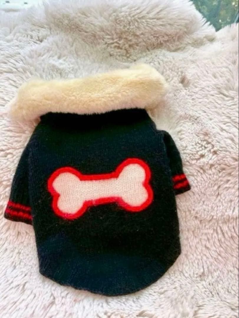 美品❣️fifi&romeo フェイクファー付きカーディガン（被りタイプ）Mサイズ