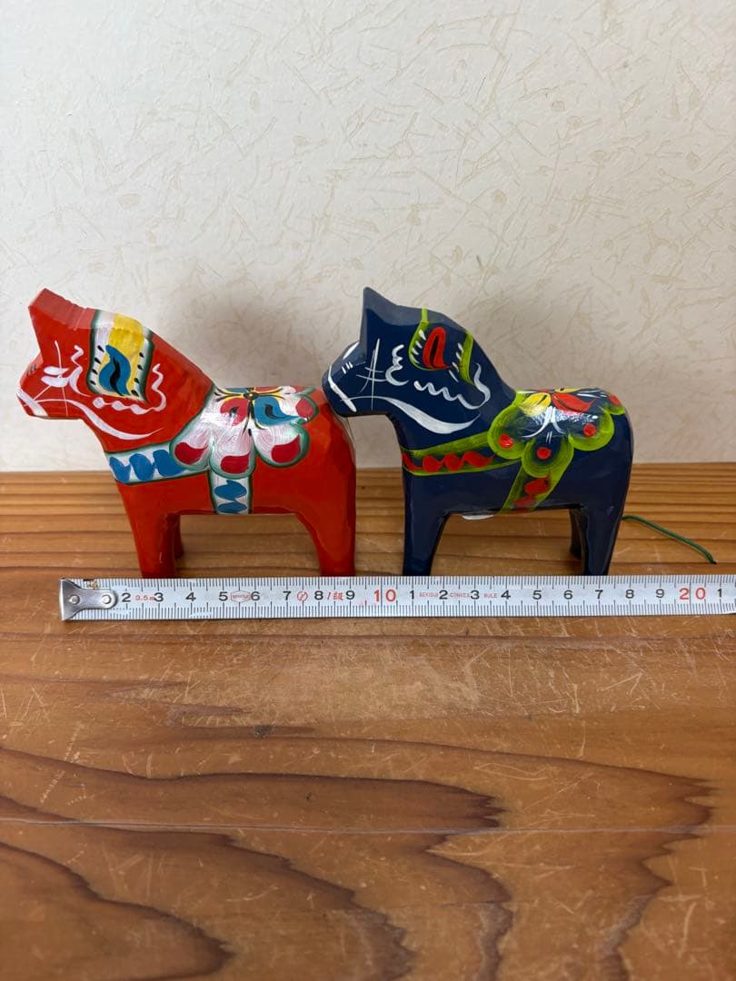 スウエーデン民芸品　北欧　馬