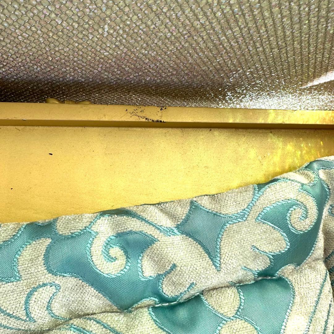 ペット用ソファ　台座　ゴールド　クッション付き