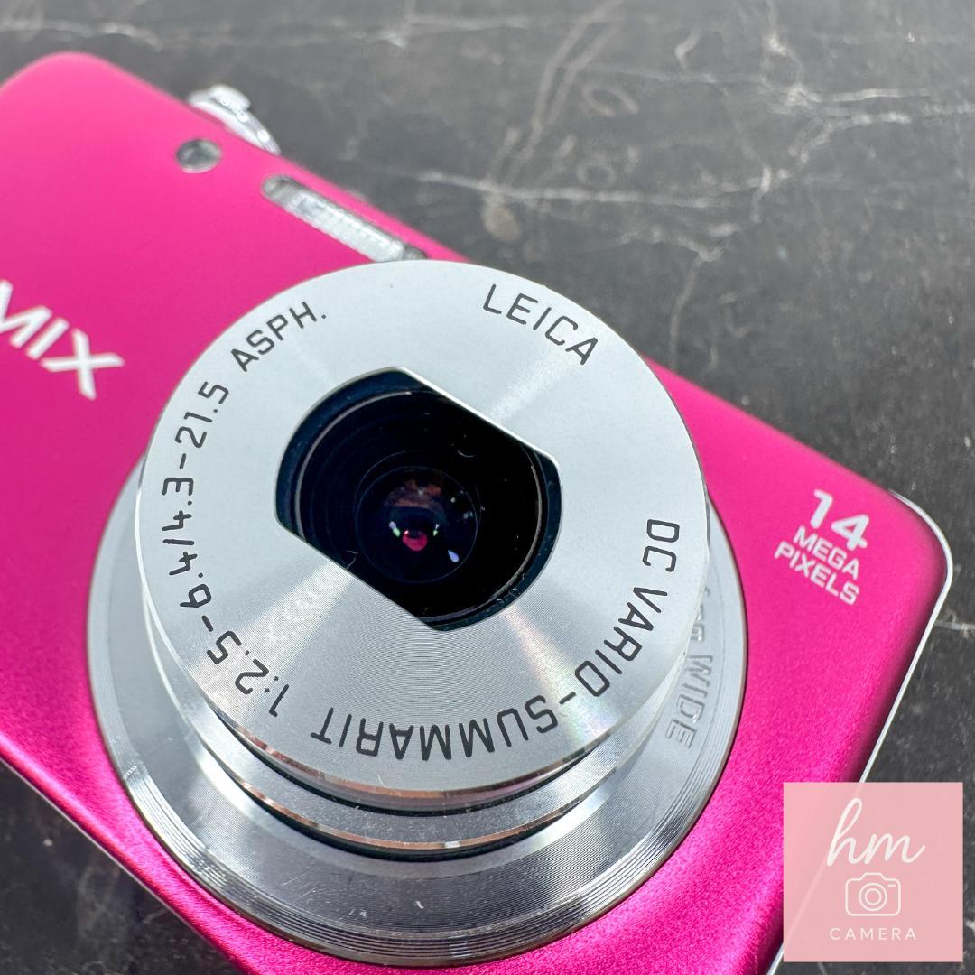 【美品】Panasonic LUMIX DMC-FH6 ピンク コンデジ