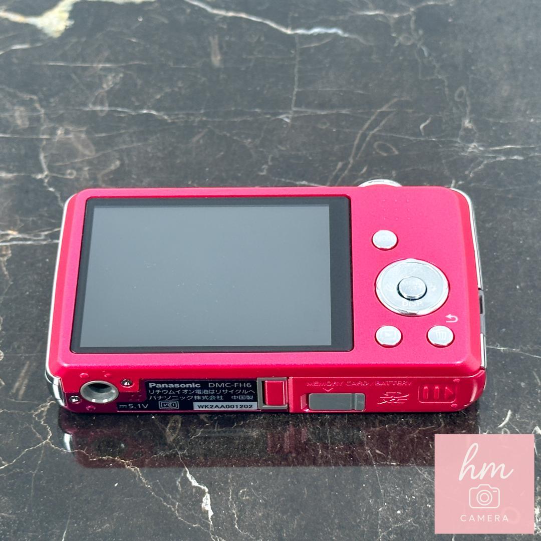 【美品】Panasonic LUMIX DMC-FH6 ピンク コンデジ