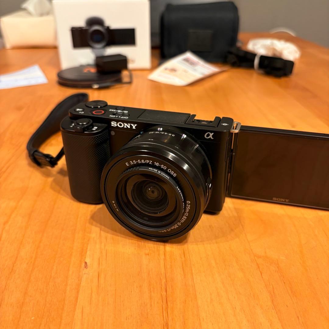 SONY VLOGCAM ZV-E10（ブラック）レンズキットセット　付属品多数