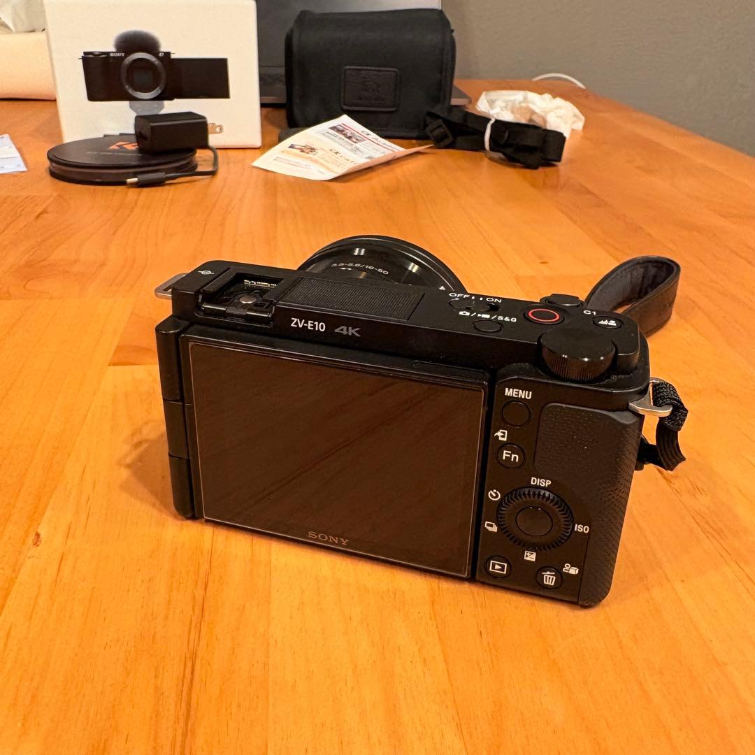 SONY VLOGCAM ZV-E10（ブラック）レンズキットセット　付属品多数