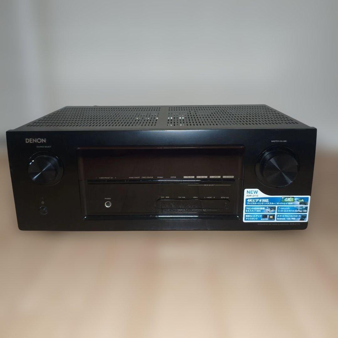 DENON 7.1chAVアンプ AVR-2113-K ブラック
