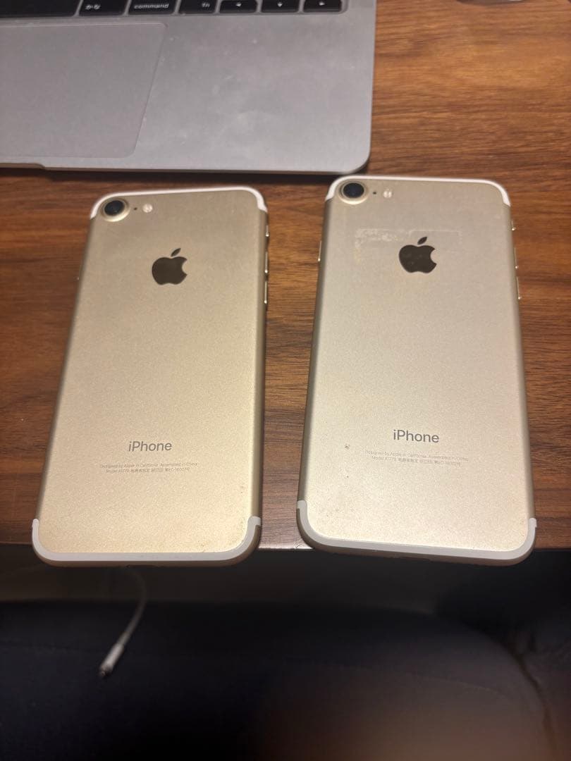 iPhone 7 ゴールド 2台セット