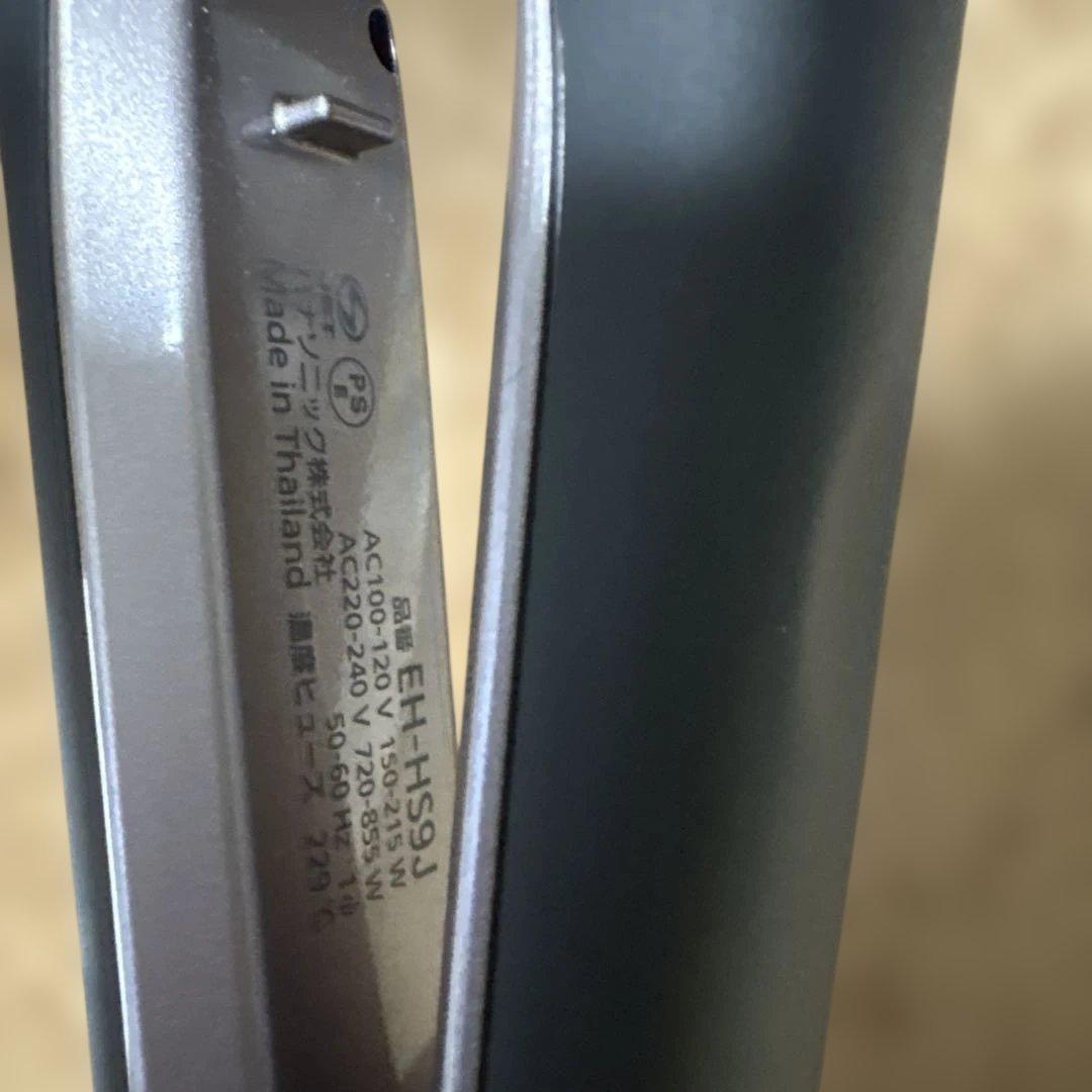 Panasonic ストレートアイロン 黒 EH-HS9J-K