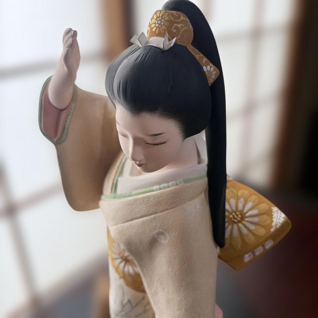 博多人形　鶴の舞