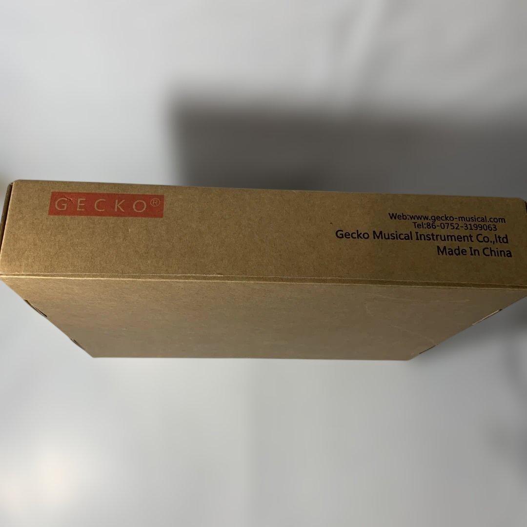 GECKO カホンデラム 木製手鼓 携帯型 八角形 打楽器 収納バッグ付き