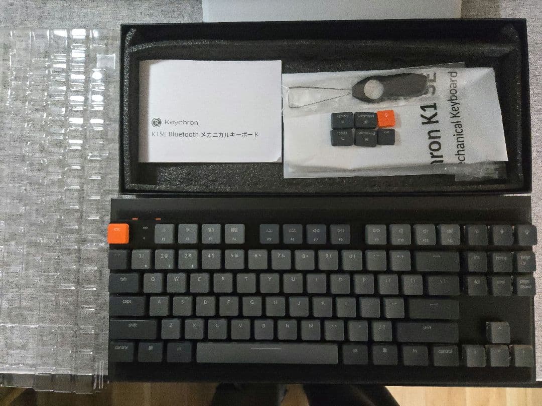 Keychron K1 SE ワイヤレス メカニカルキーボード 茶軸 ロープロ