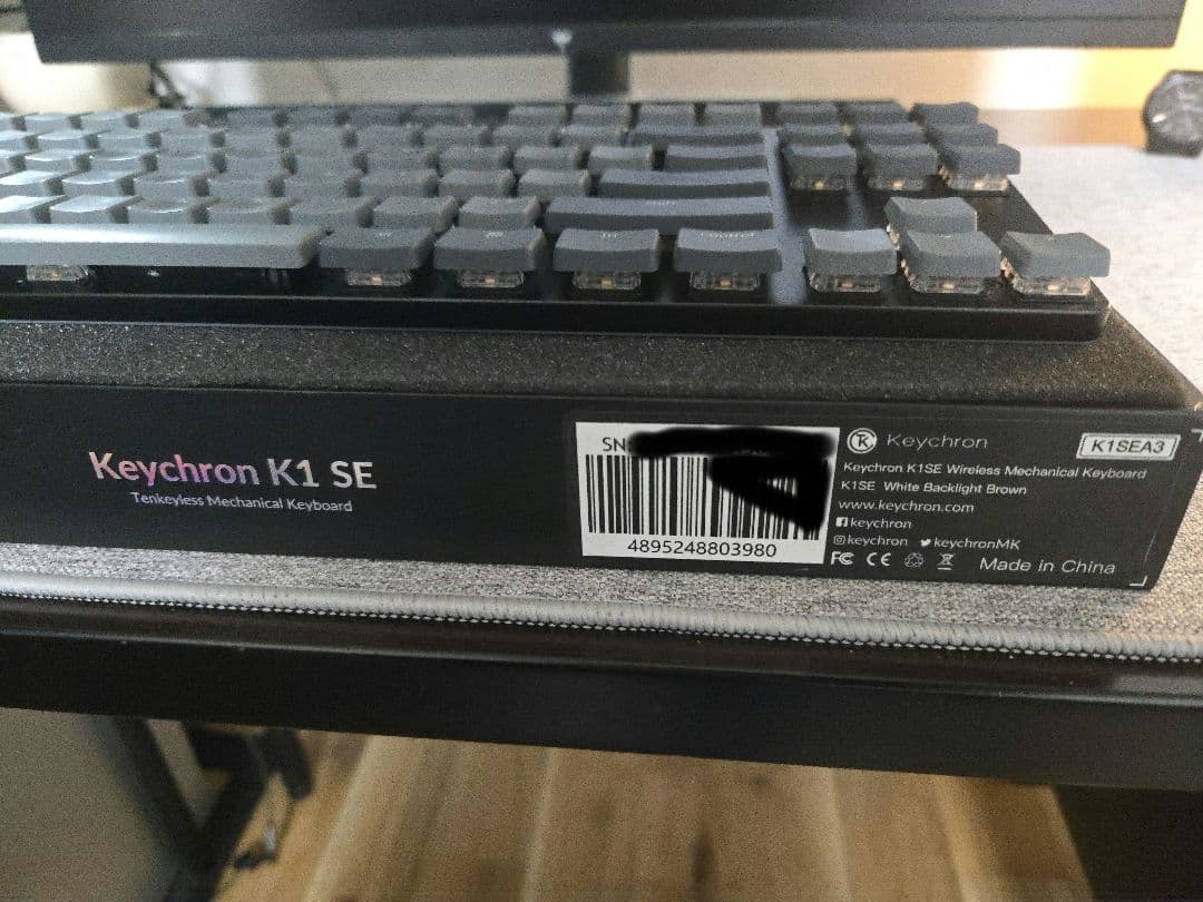 Keychron K1 SE ワイヤレス メカニカルキーボード 茶軸 ロープロ