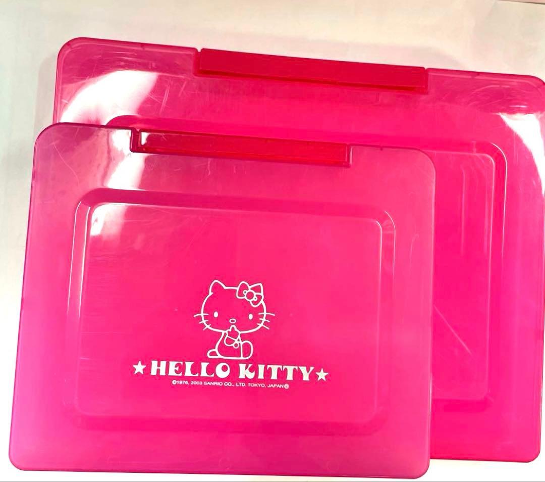 HELLO KITTY マルチケース 2個セット ピンク