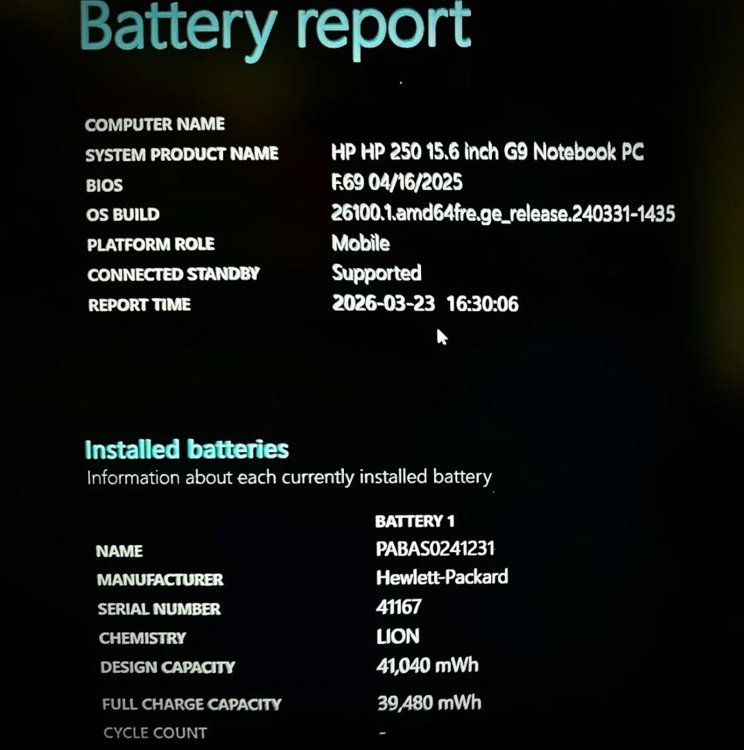 【美品】HP 250 G9 / 12代i5 / 16GB / 512GB
