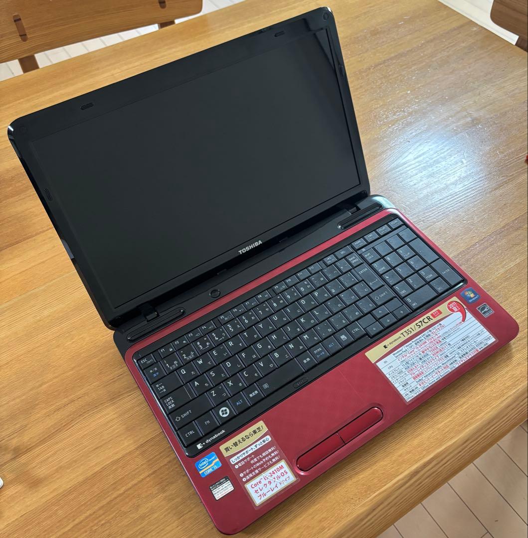Dynabook T351/57CRバッテリー良好メモリ増設MSOffice付