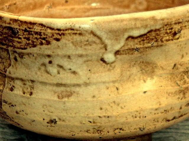 ♥古萩　半筒　茶碗　桐箱付き　萩焼　萩　骨董品