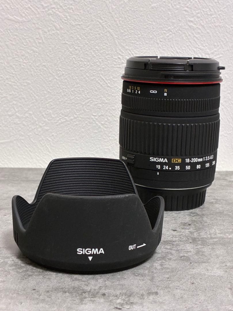 ⭐️美品⭐️シグマ SIGMA 18-200mm F3.5-6.3 DC キャノン用