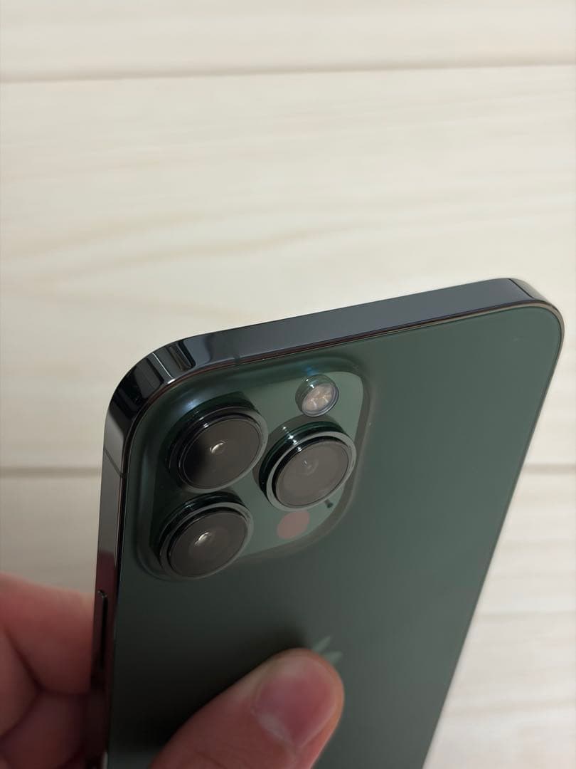 【美品】Apple iPhone13ProMax Alpine Green