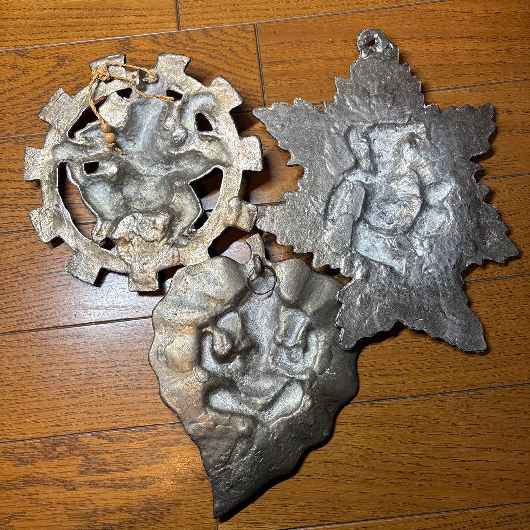 金運・学問の神様 ガネーシャ 壁掛け 4種セット 19〜26cm