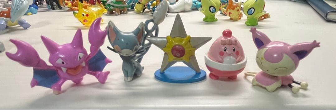 ポケモン モンコレ指人形ストラップまとめ売り75種　うたたねはつゆめヒコザルなど