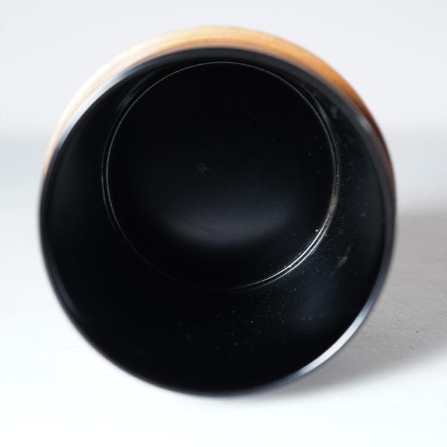 奥野美峰　扇面蒔絵細中次　共箱　茶道具　棗　茶器