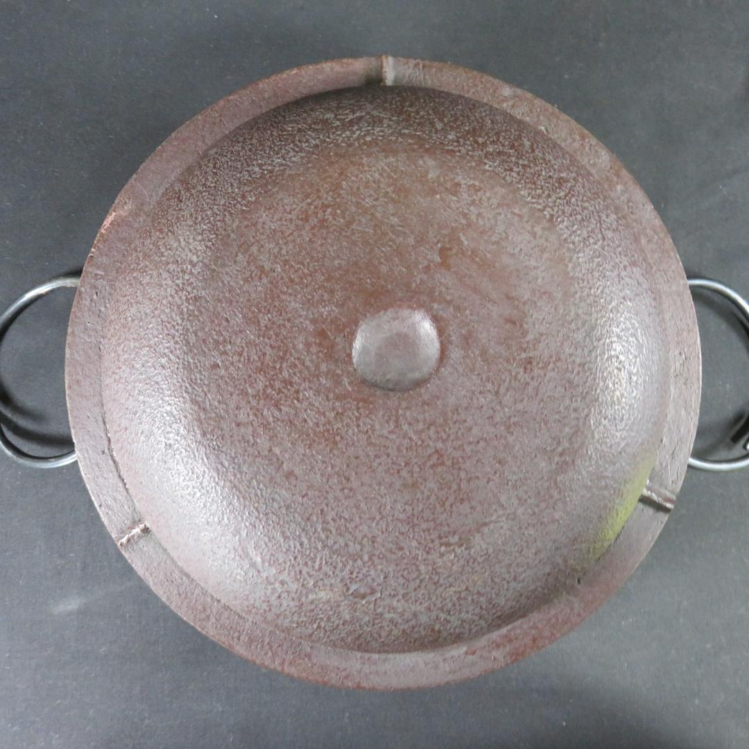 風炉釜 釜師 佐藤清光 鬼面風炉 丸釜添 孫兵衛 茶道具 茶器
