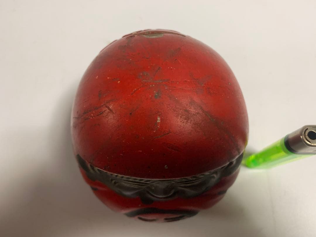 時代物　だるま貯金箱　一億一心