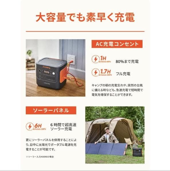☆限定値下げ☆【新品】Jackery 2000 New リン酸鉄 ポータブル電源