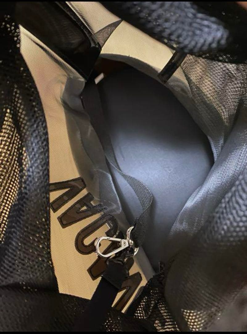 ducie メッシュバカンスキャリー黒