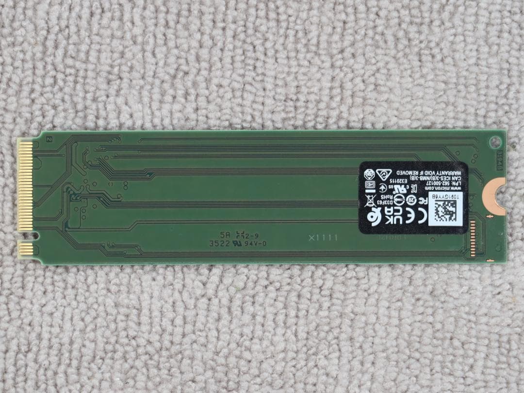 内蔵型SSD Micron MTFDKBA256TFK(256GB) 233242CEF8BB