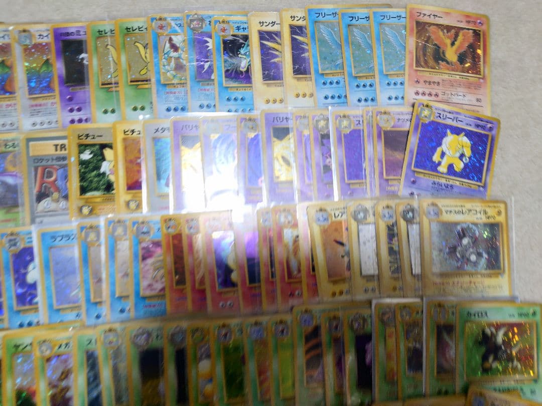 ポケモンカード　旧裏　キラ　拡張シート　旧裏　ミュウ　カイリュー カメックス