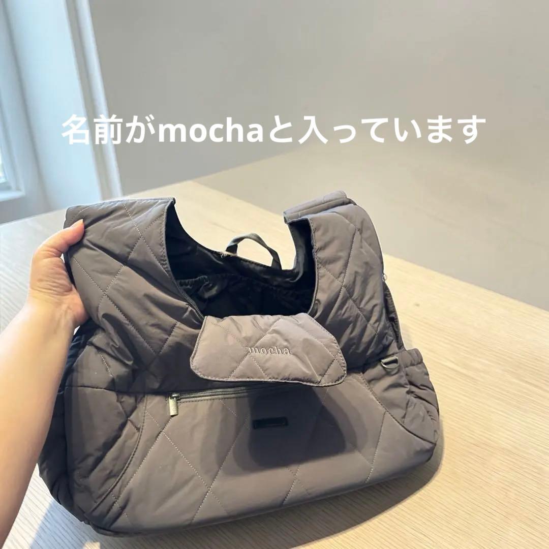 犬用キルティングメッシュ付きフロントリュック（名入れ有）チャコールグレーMサイズ