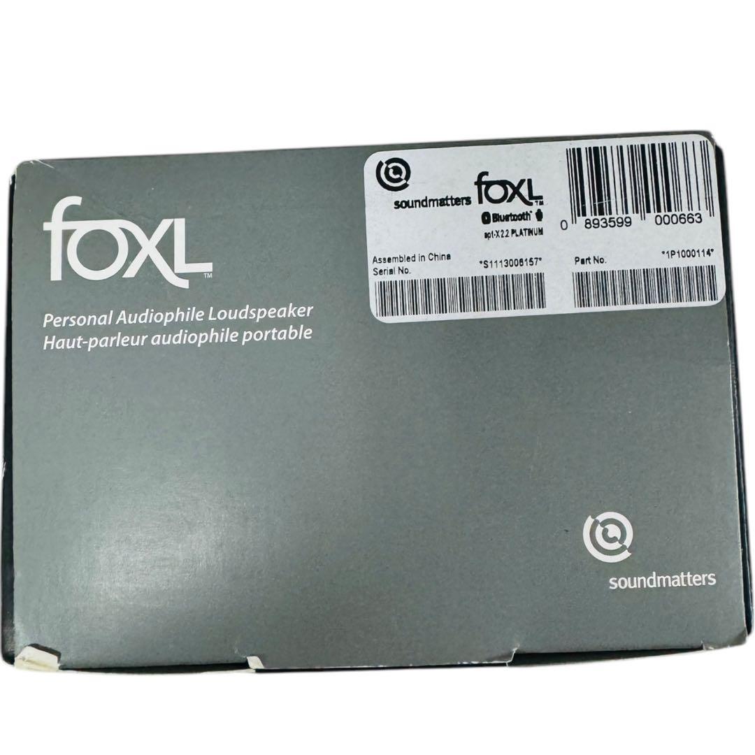 Soundmatters Bluetoothスピーカーfoxl v2