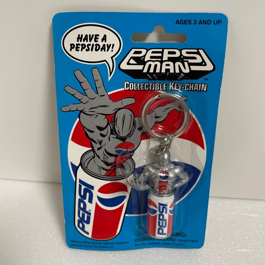 新品未開封 ペプシマン キーホルダー 4セット　レア