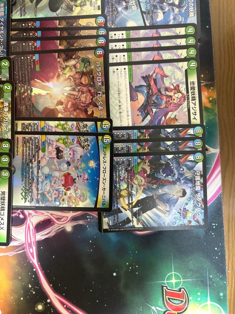 デュエマ　スノーフェアリーデッキ　改造パーツ付き