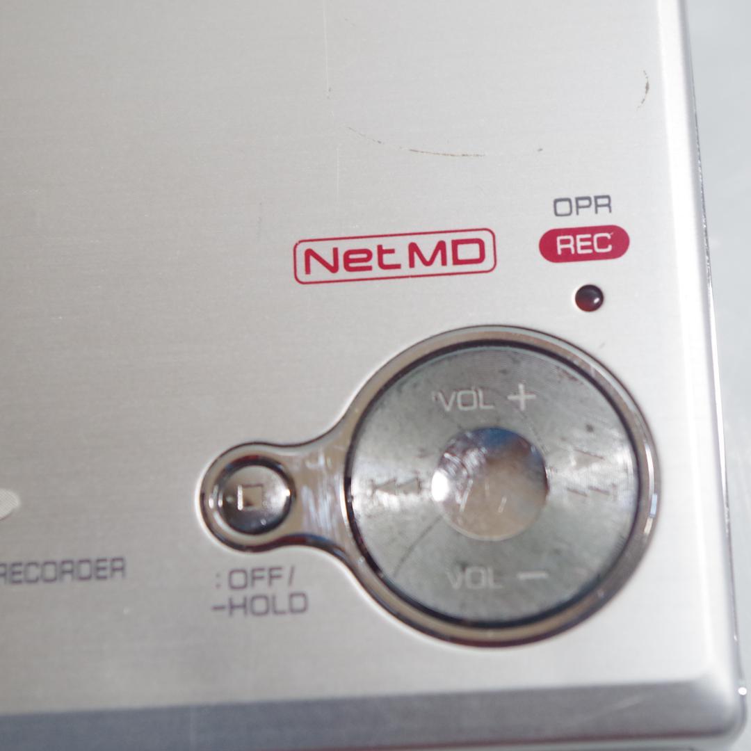 T0888 SHARP IM-DR80-S ポータブルMDプレーヤー