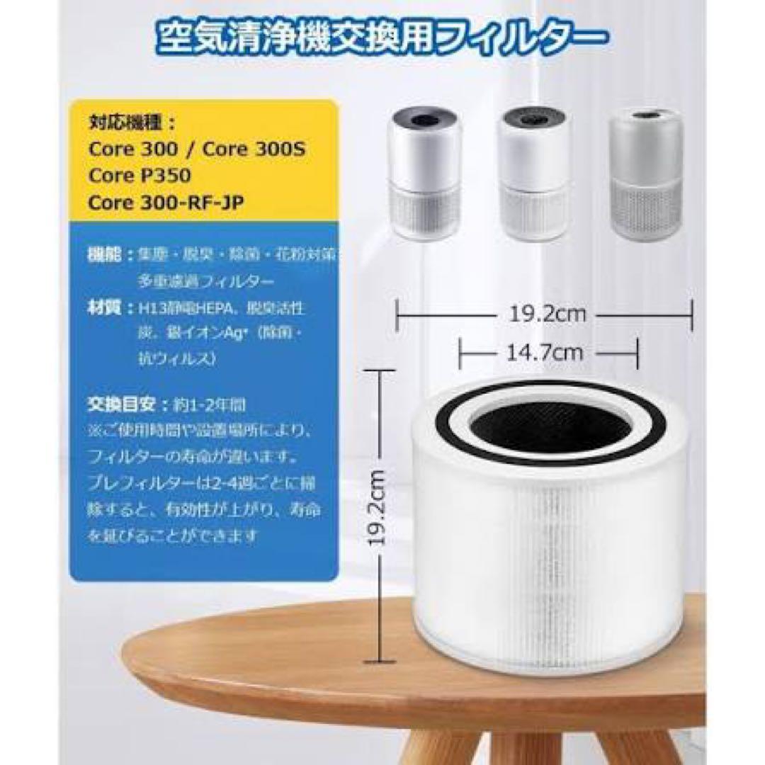 Levoit Core 300S ＋ 新品互換フィルター4個付