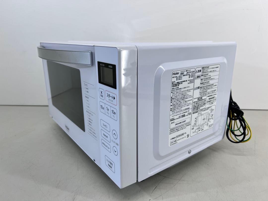 【美品】ハイアール JM-FH18H 電子レンジ 2021年製