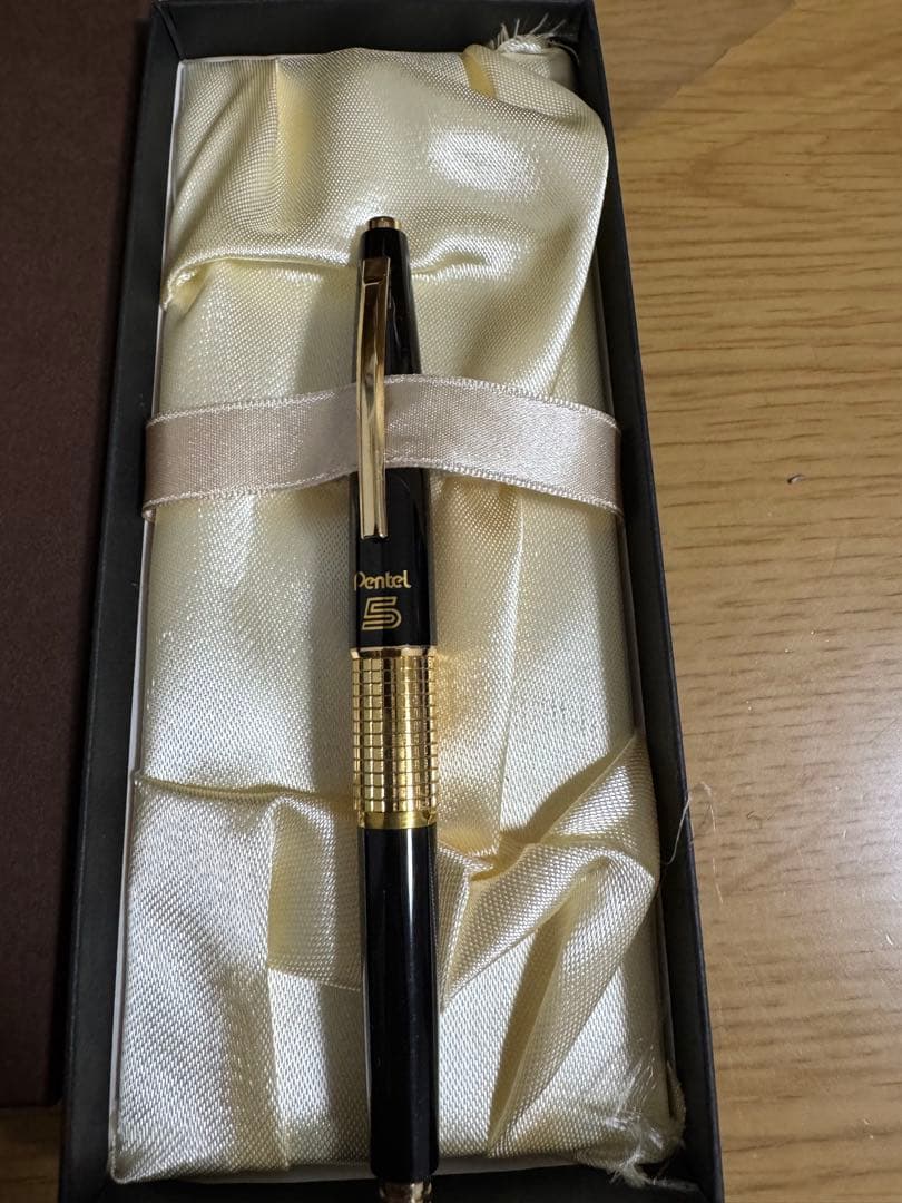 【旧ロゴ】ぺんてる ゴールドケリー 限定復刻版 Pentel5 箱付き