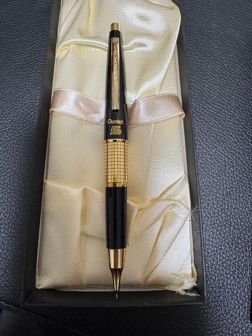 【旧ロゴ】ぺんてる ゴールドケリー 限定復刻版 Pentel5 箱付き