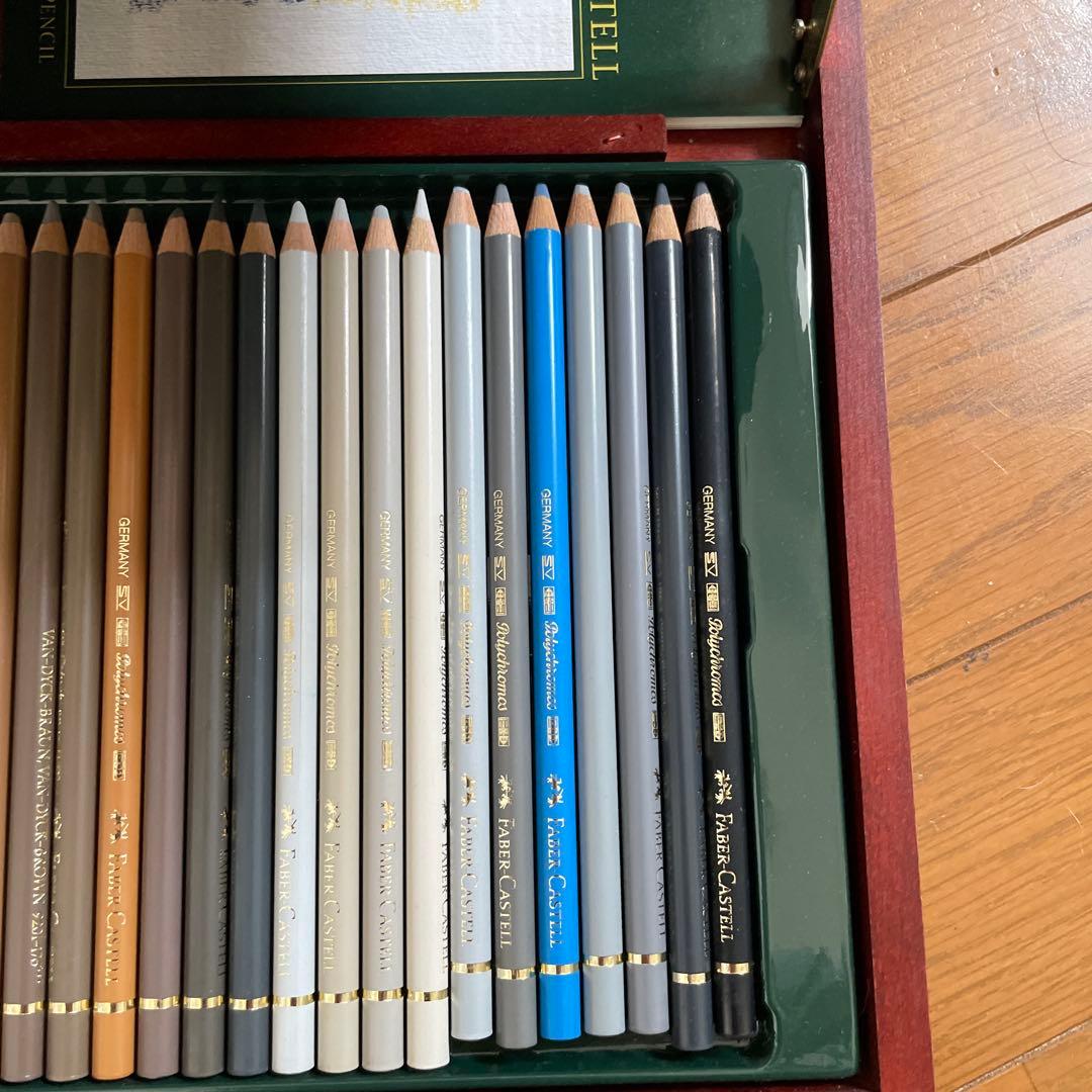 FABER-CASTELL 木製ボックス入り　色鉛筆セット99本