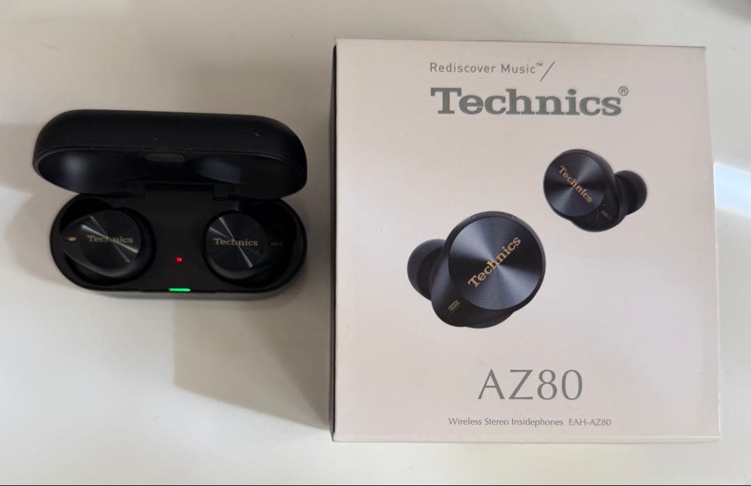 Technics EAH-AZ80 ワイヤレスイヤホン BK シリコンケース付