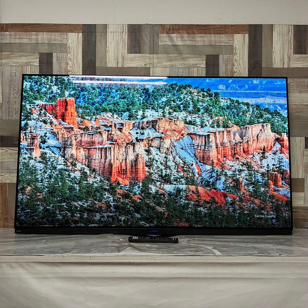 全国送料込❣️フナイ4K有機ELテレビ 65型Android TVネット動画