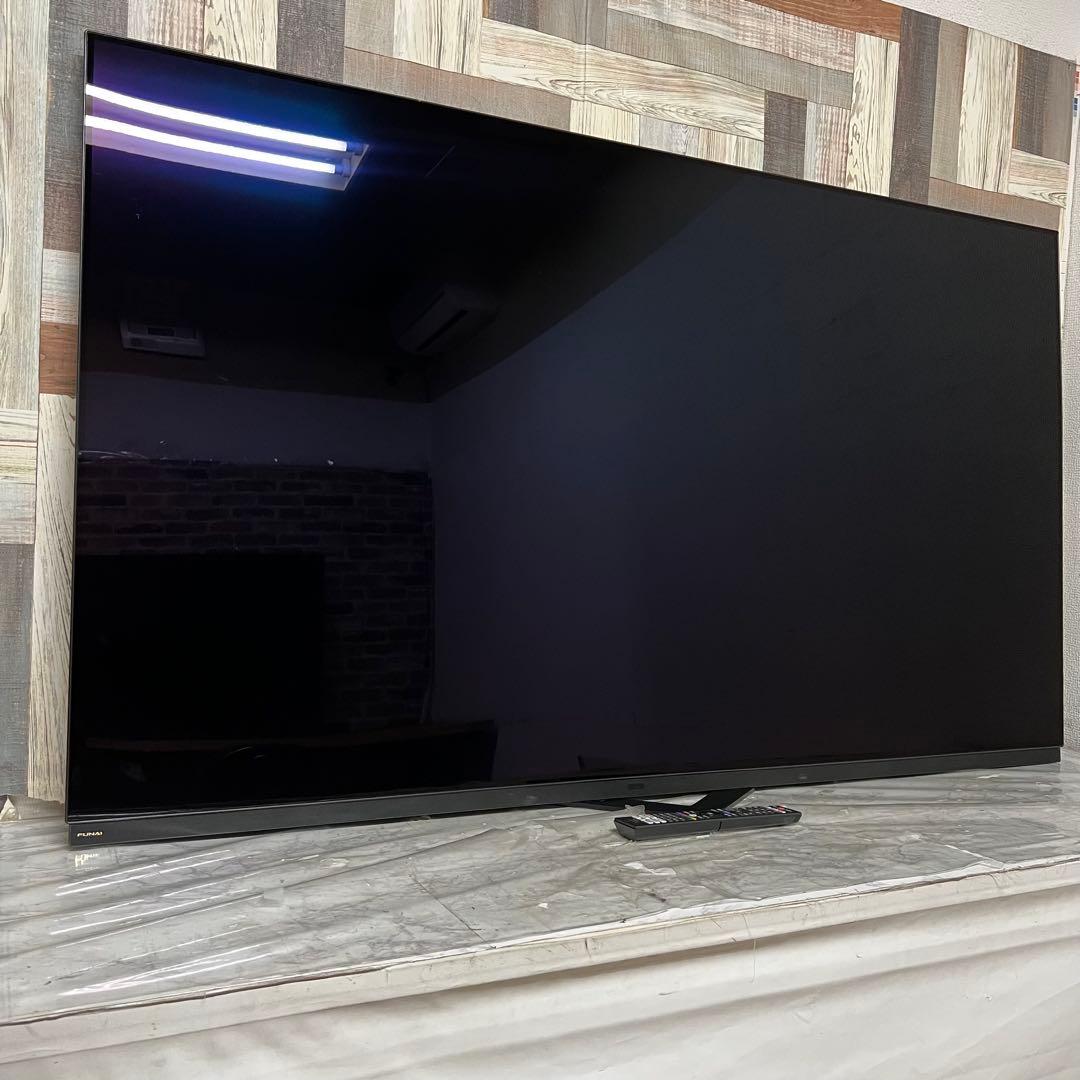全国送料込❣️フナイ4K有機ELテレビ 65型Android TVネット動画