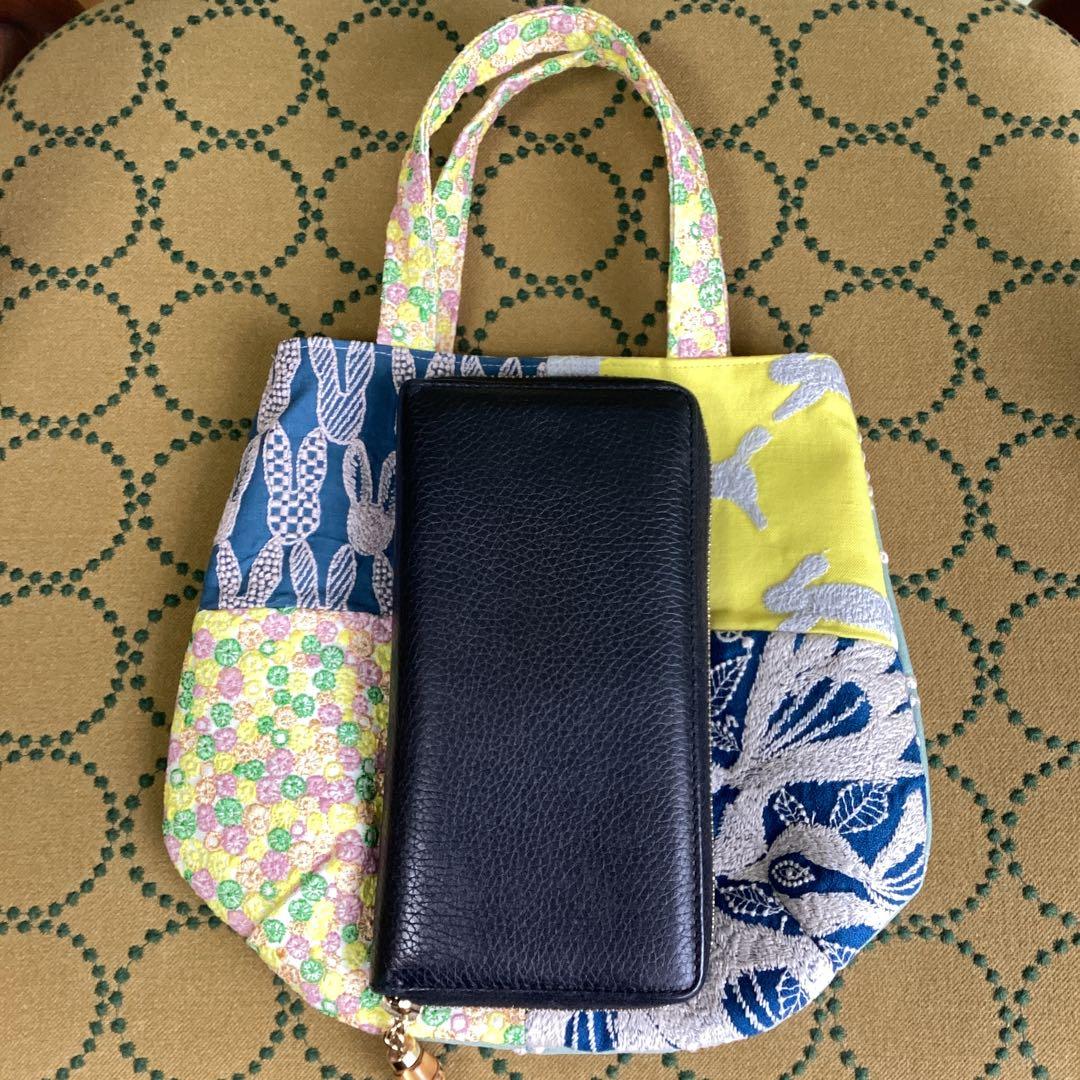 ミナペルホネン　ふっくらまるみのSサイズトートバッグハンドメイド