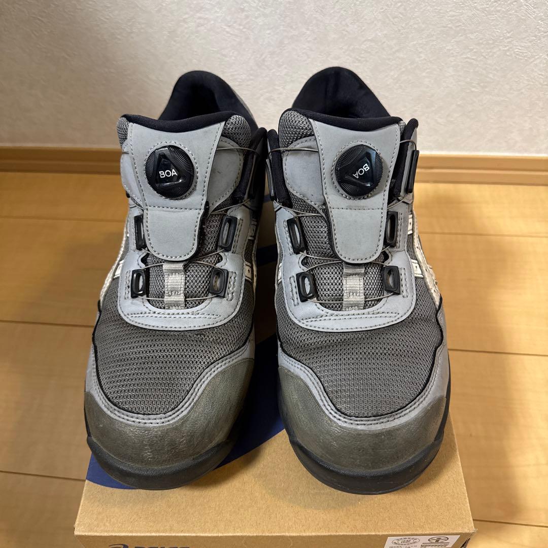 ASICS BOAシステム安全靴 CP209 グレー