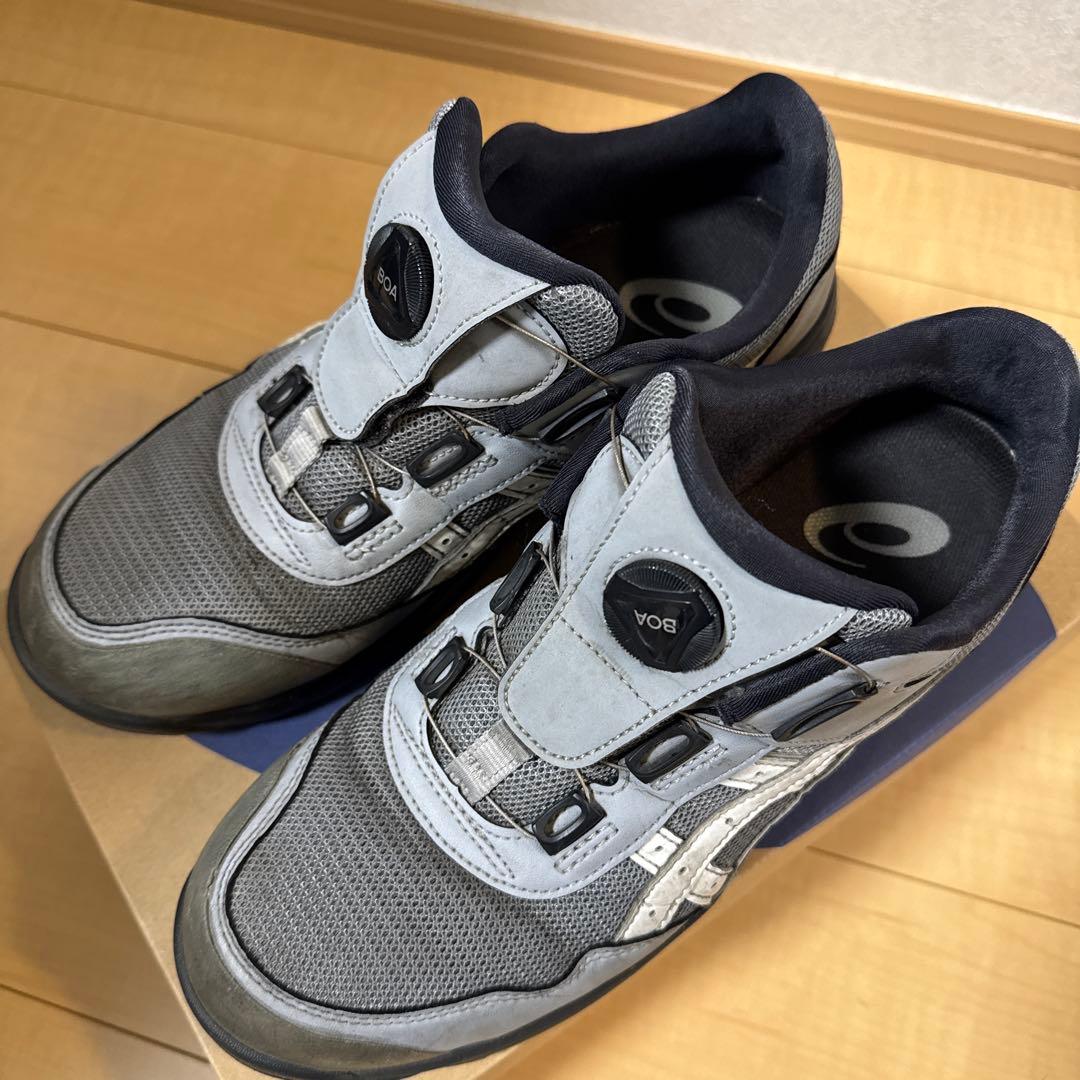 ASICS BOAシステム安全靴 CP209 グレー